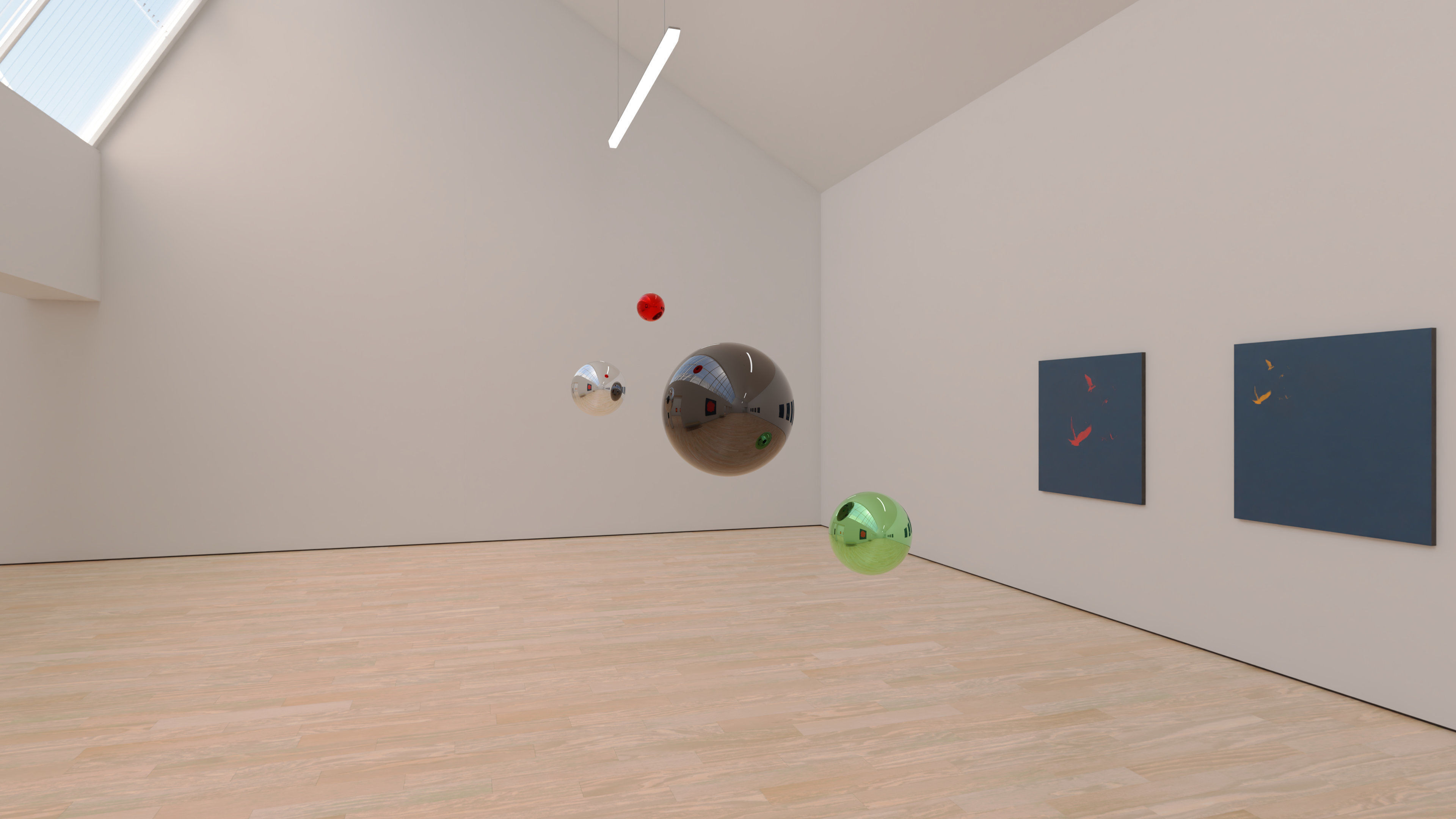 HDRI - Art Museum Gallery Interior 23 v1 - 16384x8192 Texture_10