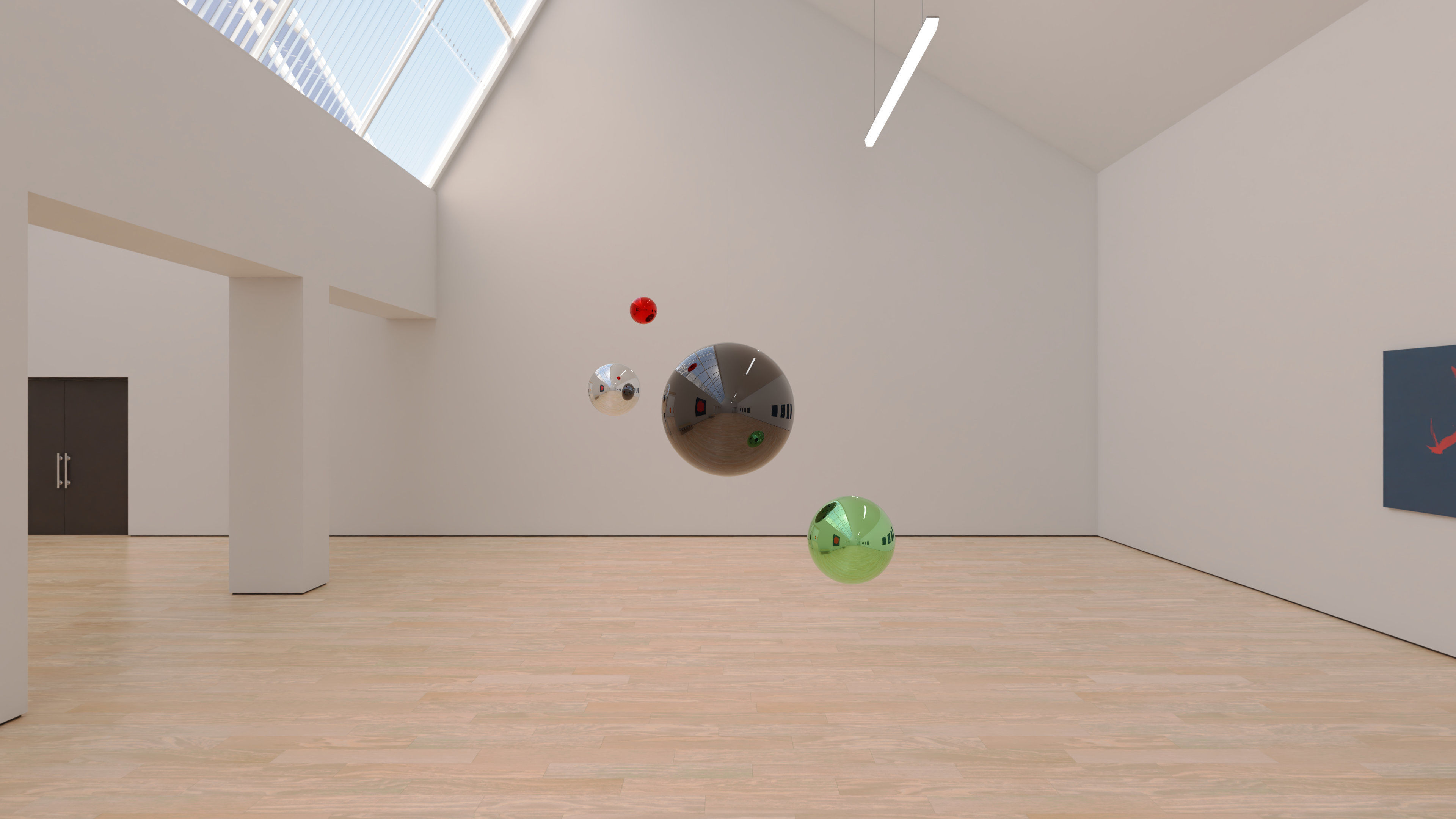HDRI - Art Museum Gallery Interior 23 v1 - 16384x8192 Texture_11