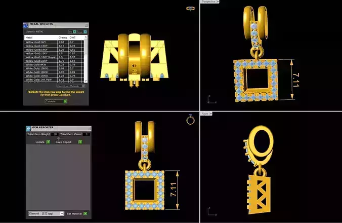 PENDANTS WITH DIAMOND