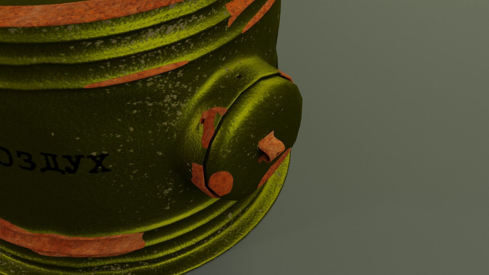 Large Air Filters for shelter vent Low-poly 3D model_2