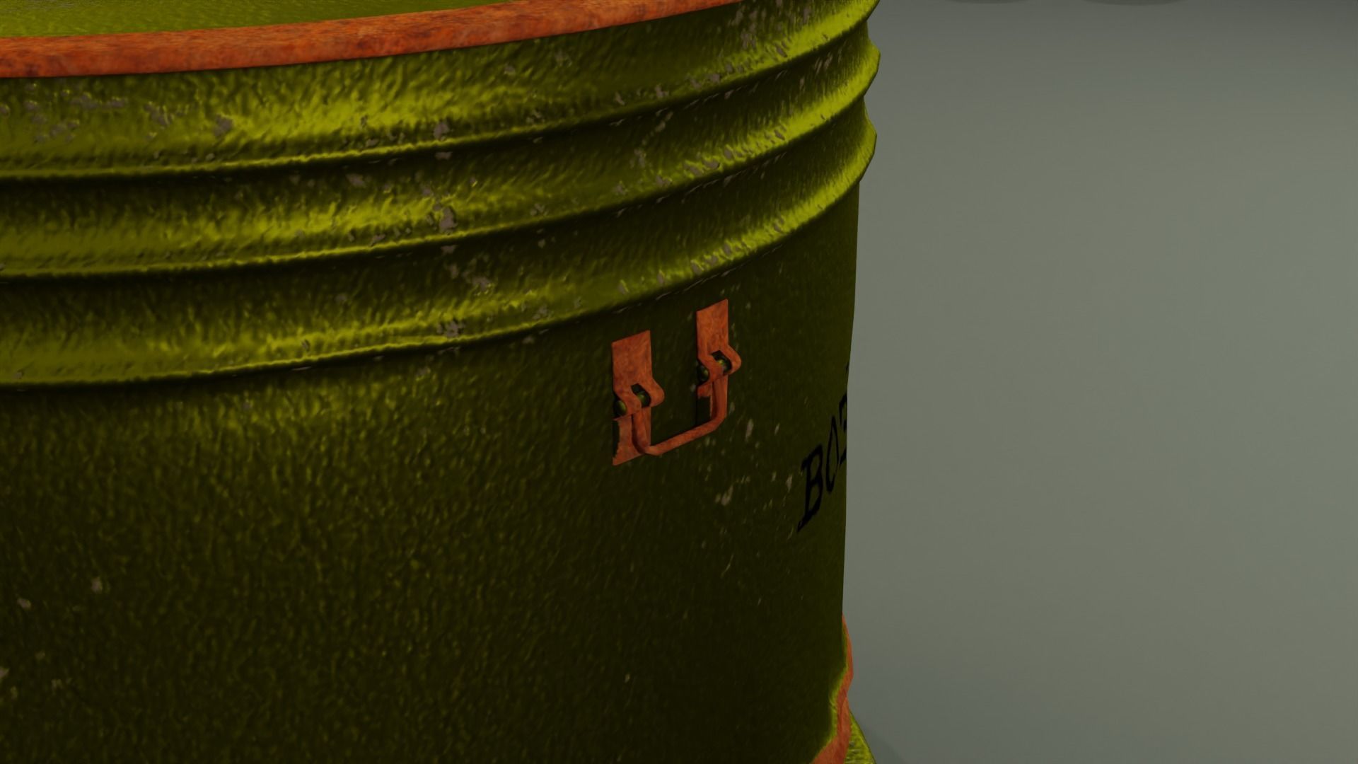 Large Air Filters for shelter vent Low-poly 3D model_4