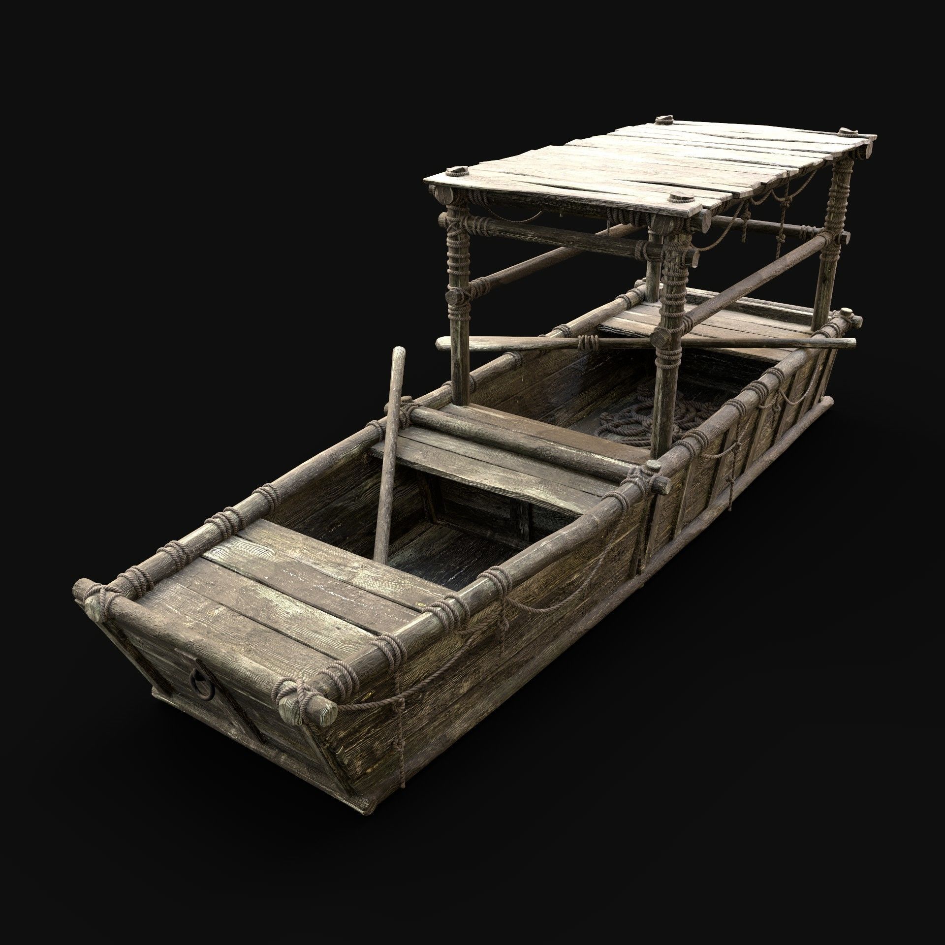 BOAT ROWBOAT GONDOLA RAFT WOODEN FISHERMAN COLLECTION PACK _28