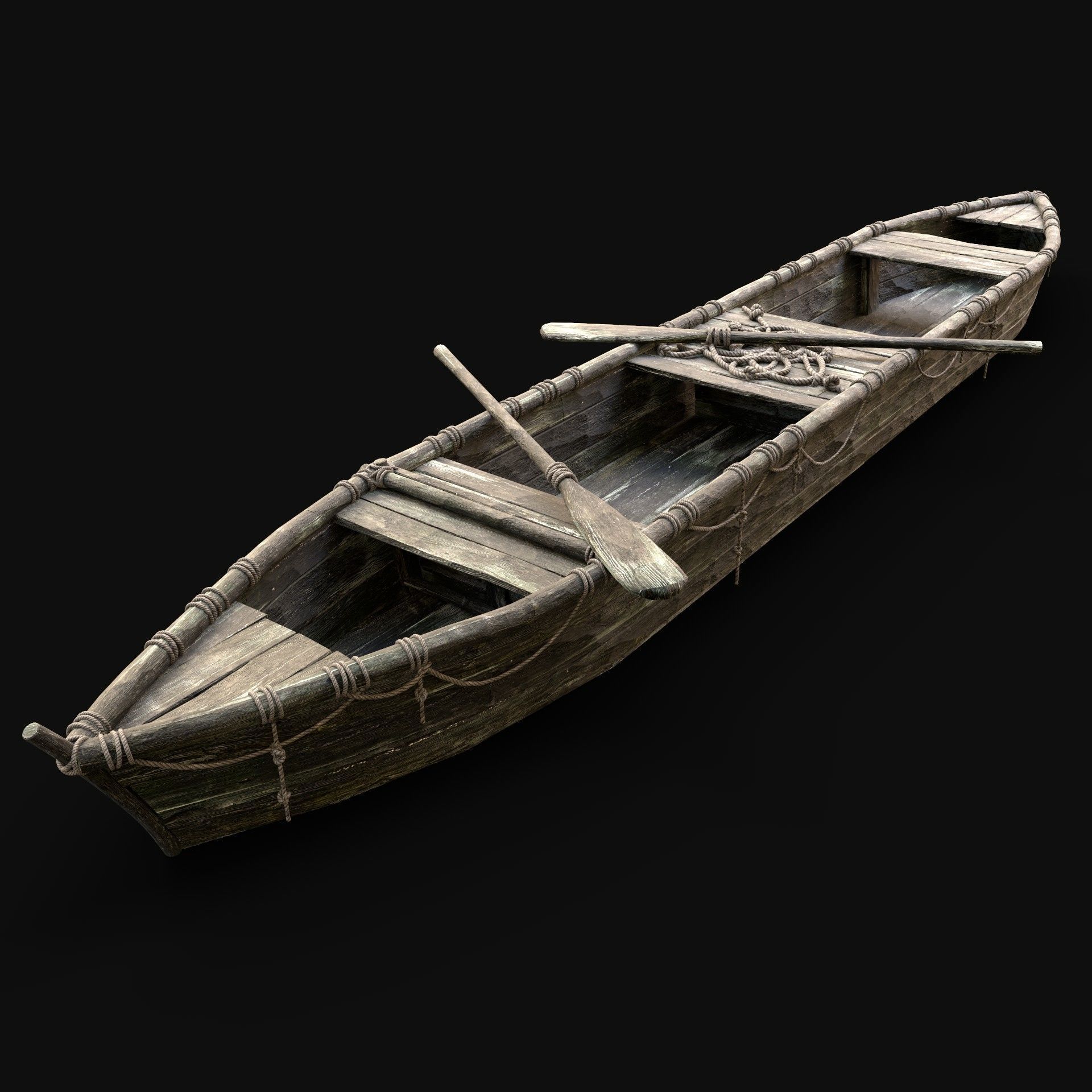 BOAT ROWBOAT GONDOLA RAFT WOODEN FISHERMAN COLLECTION PACK _11