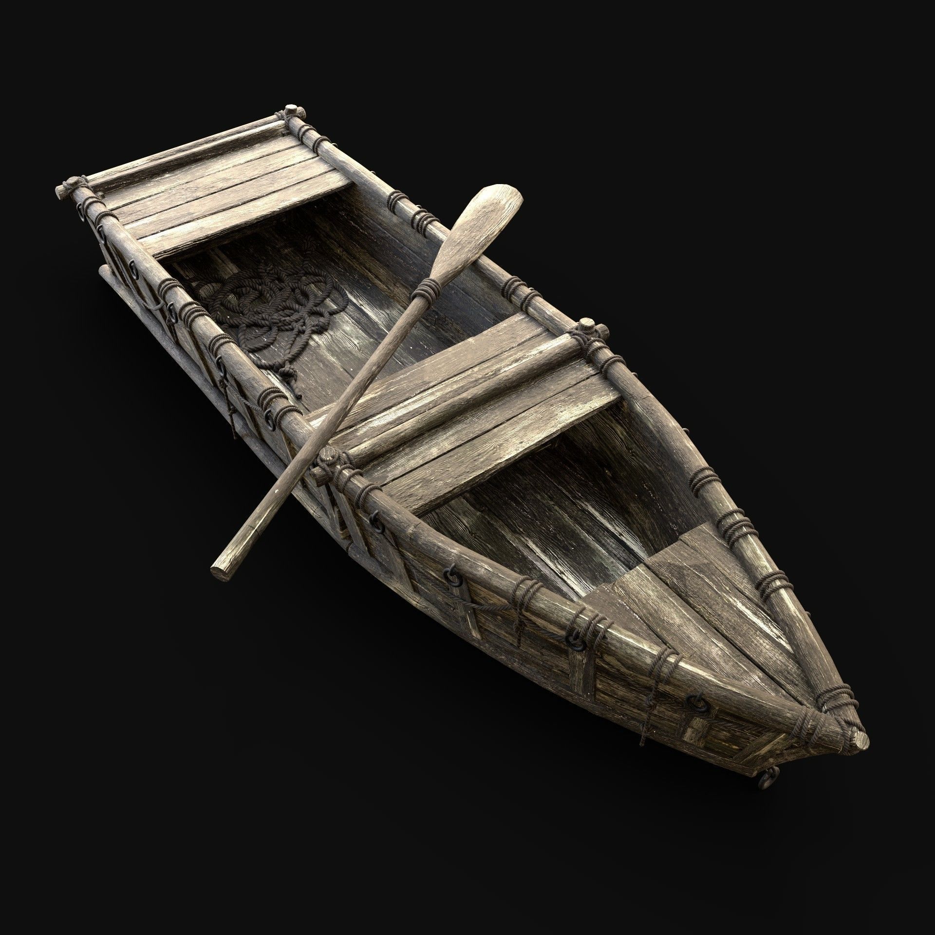 BOAT ROWBOAT GONDOLA RAFT WOODEN FISHERMAN COLLECTION PACK _7