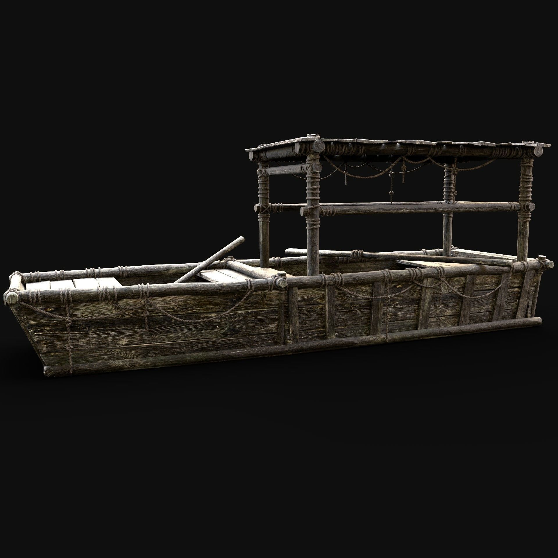 BOAT ROWBOAT GONDOLA RAFT WOODEN FISHERMAN COLLECTION PACK _29