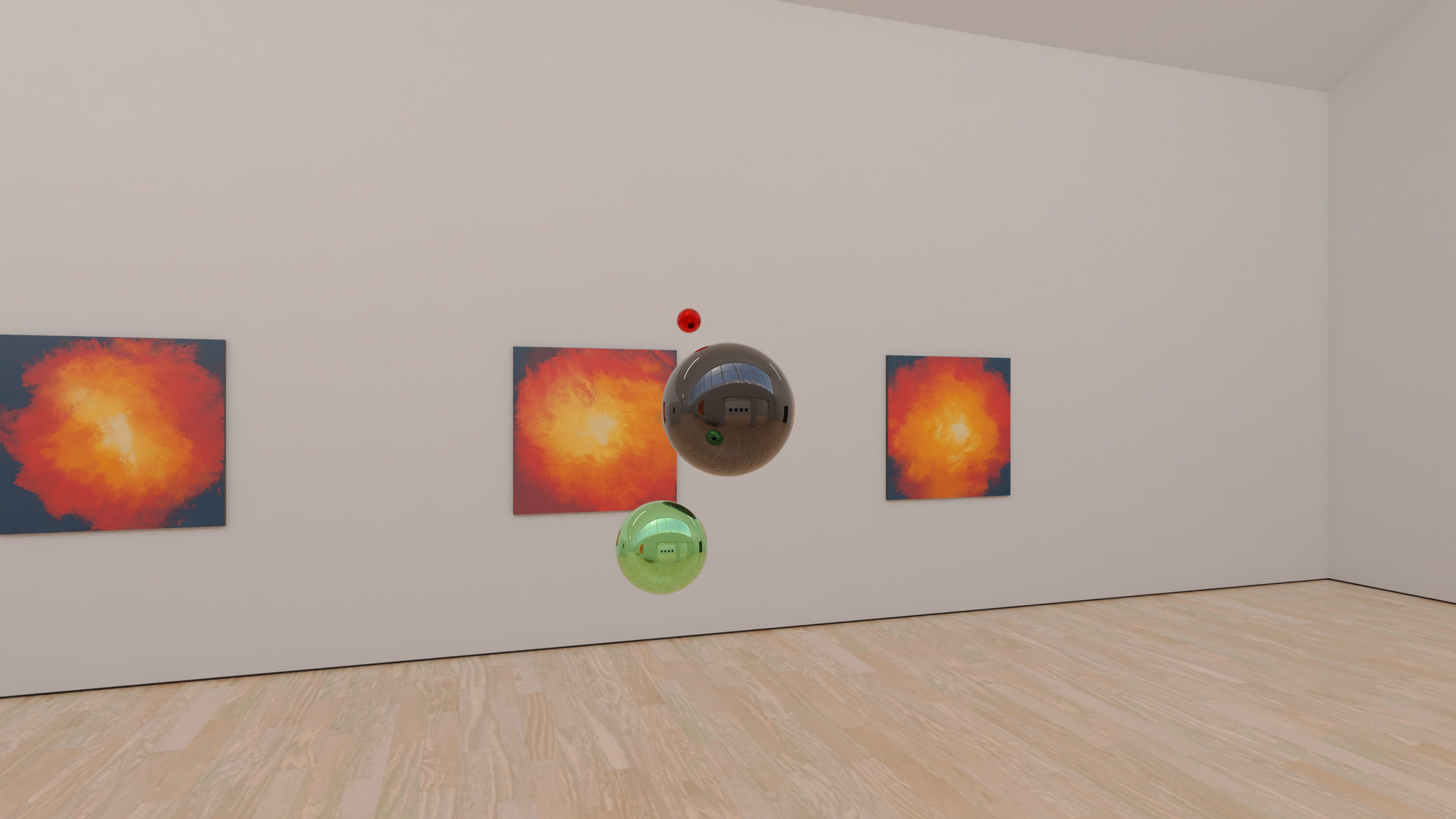 HDRI - Art Museum Gallery Interior 23 v2 - 16384x8192 Texture_15