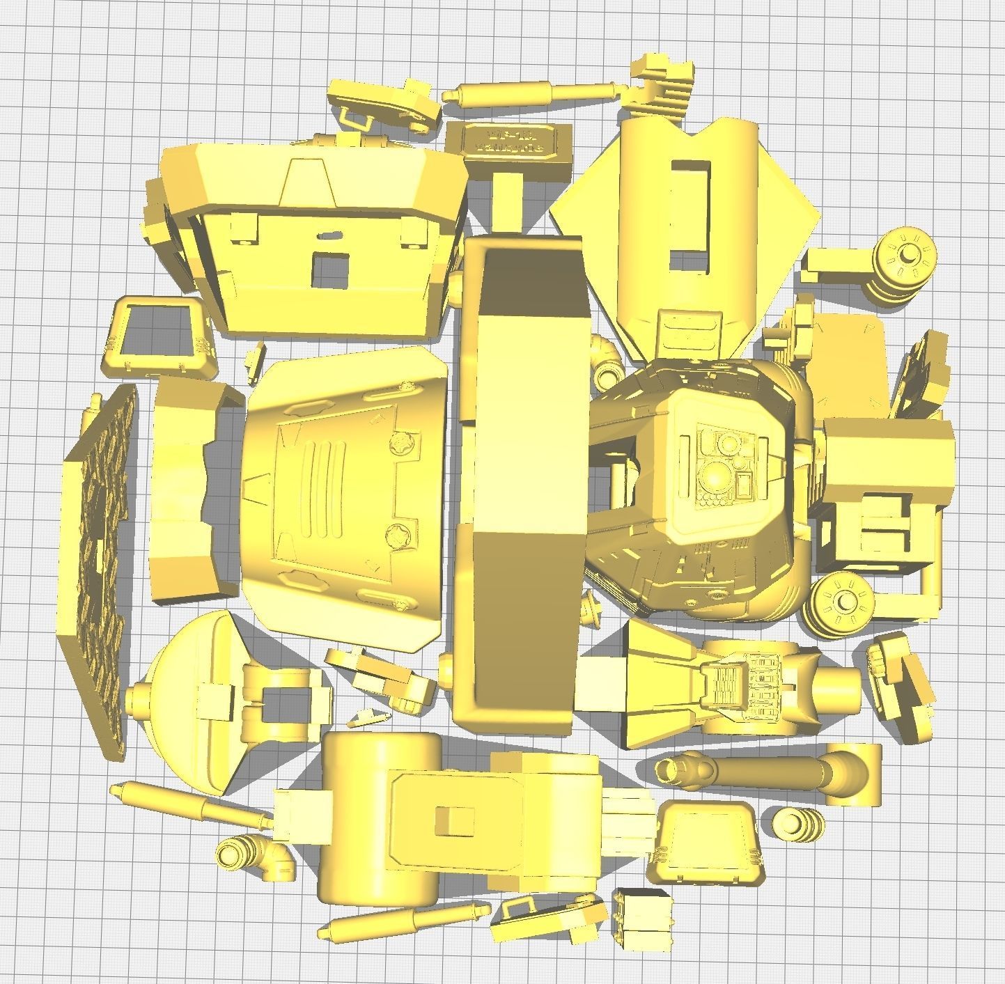 MACROSS VF-1A BUST 3D print model_8