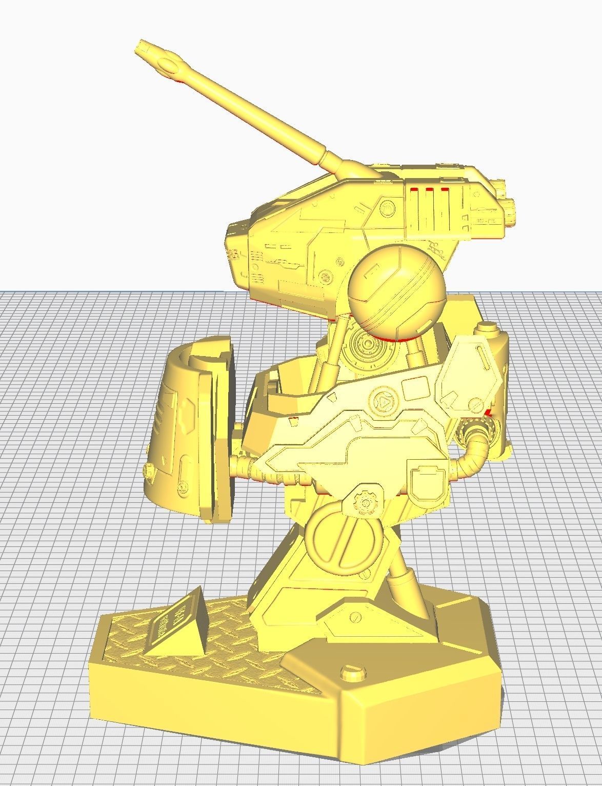 MACROSS VF-1A BUST 3D print model_10