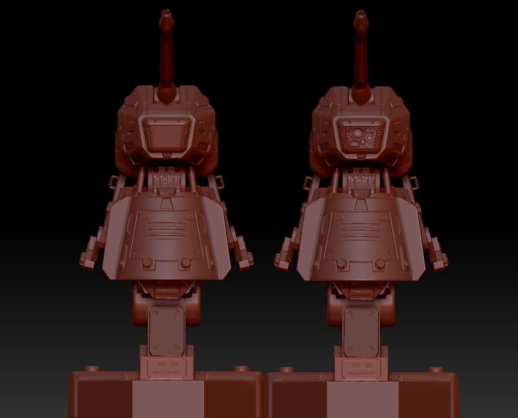 MACROSS VF-1A BUST 3D print model_7