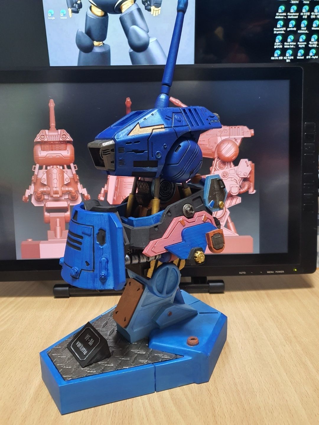 MACROSS VF-1A BUST 3D print model_2