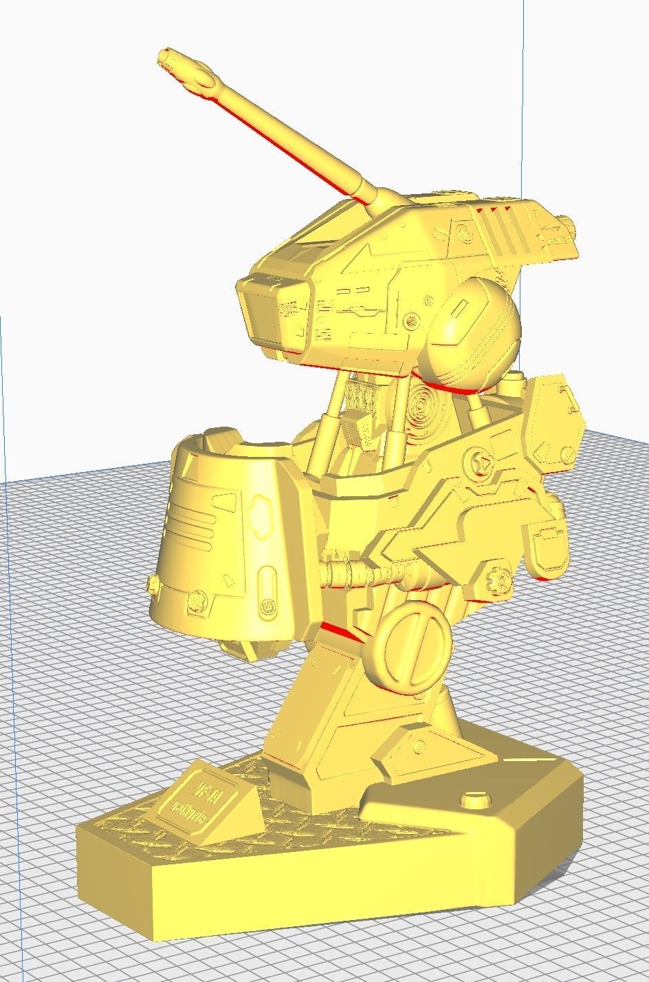 MACROSS VF-1A BUST 3D print model_12