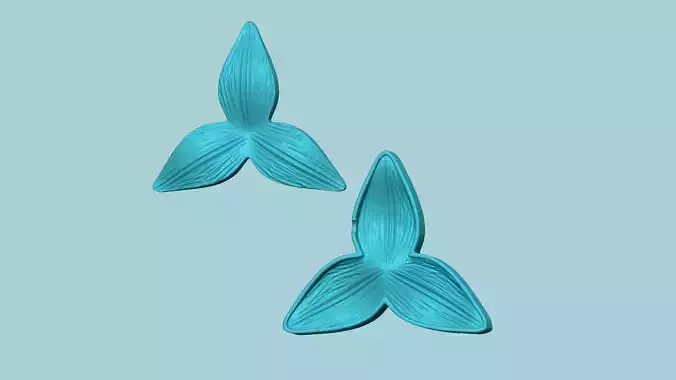Asian Lily Flower - Molding Arrangement EVA Foam Craft 3D print model