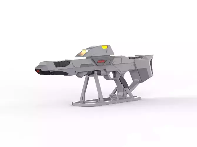 Type 3A Phaser - Star Trek - Printable 3d model - STL files 3D print model