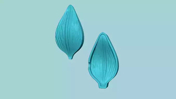 Asian Lily Petal - Molding Arrangement EVA Foam Craft 3D print model