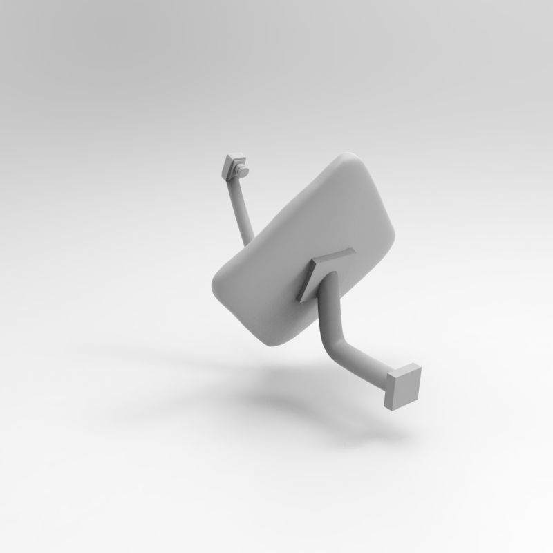 Satellite Dish Parabolic antenna 2 TYPES - 1-35 scale accessory 3D print model_34