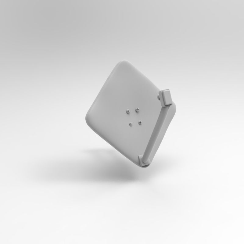 Satellite Dish Parabolic antenna 2 TYPES - 1-35 scale accessory 3D print model_27