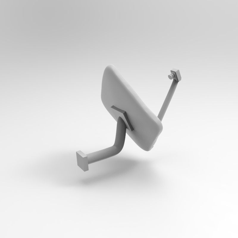 Satellite Dish Parabolic antenna 2 TYPES - 1-35 scale accessory 3D print model_23