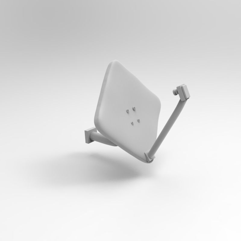 Satellite Dish Parabolic antenna 2 TYPES - 1-35 scale accessory 3D print model_19