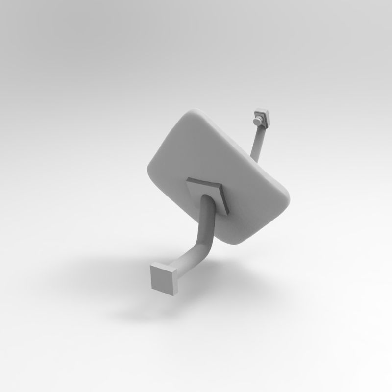 Satellite Dish Parabolic antenna 2 TYPES - 1-35 scale accessory 3D print model_22