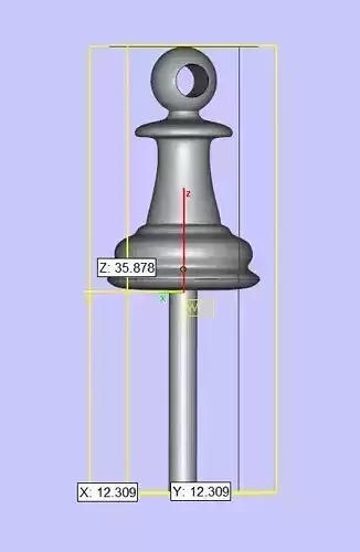 Soldier Chess Piece 3d model
