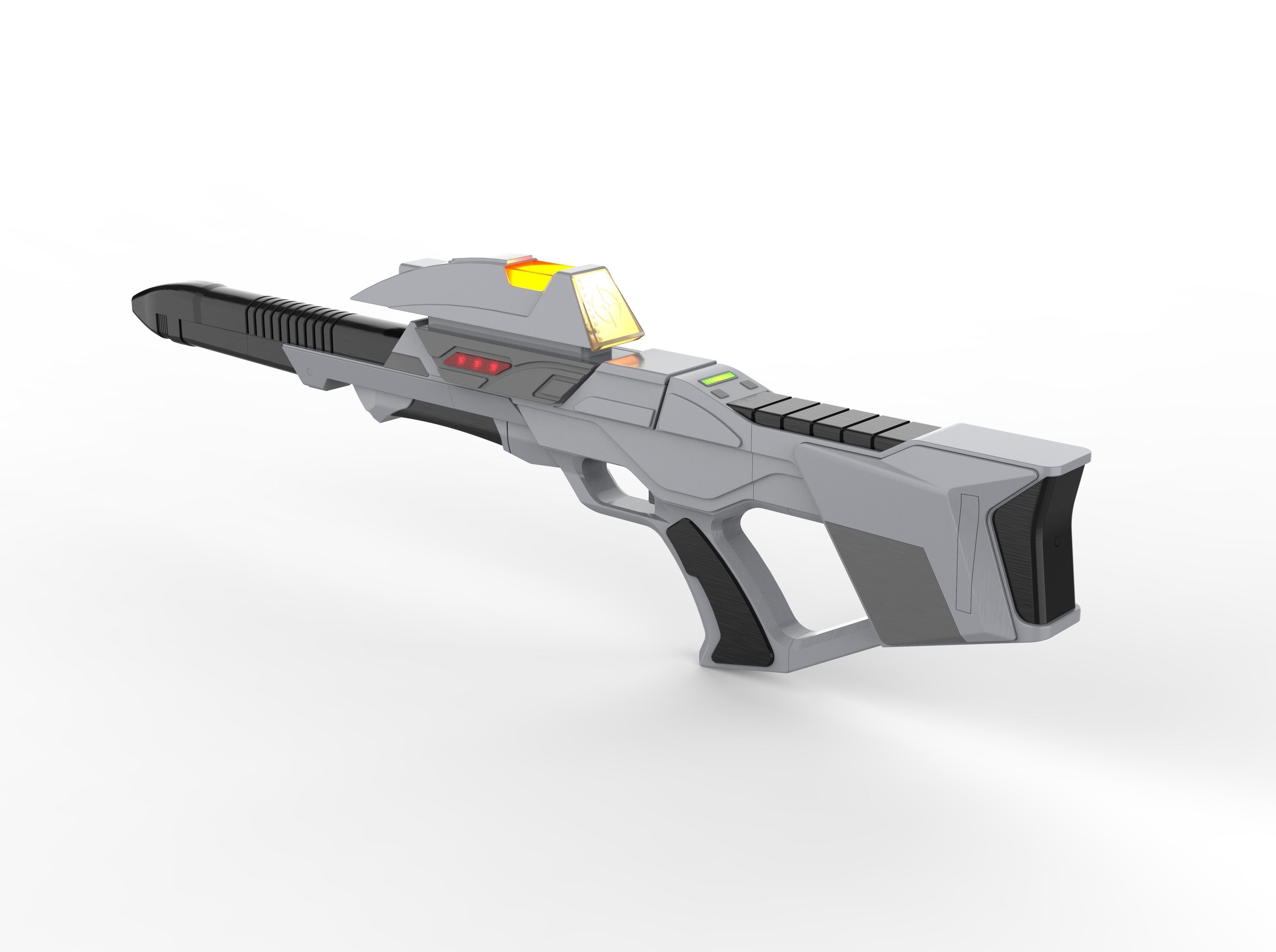 Type 3B Phaser - Star Trek - Printable 3d model - STL files 3D print model_12