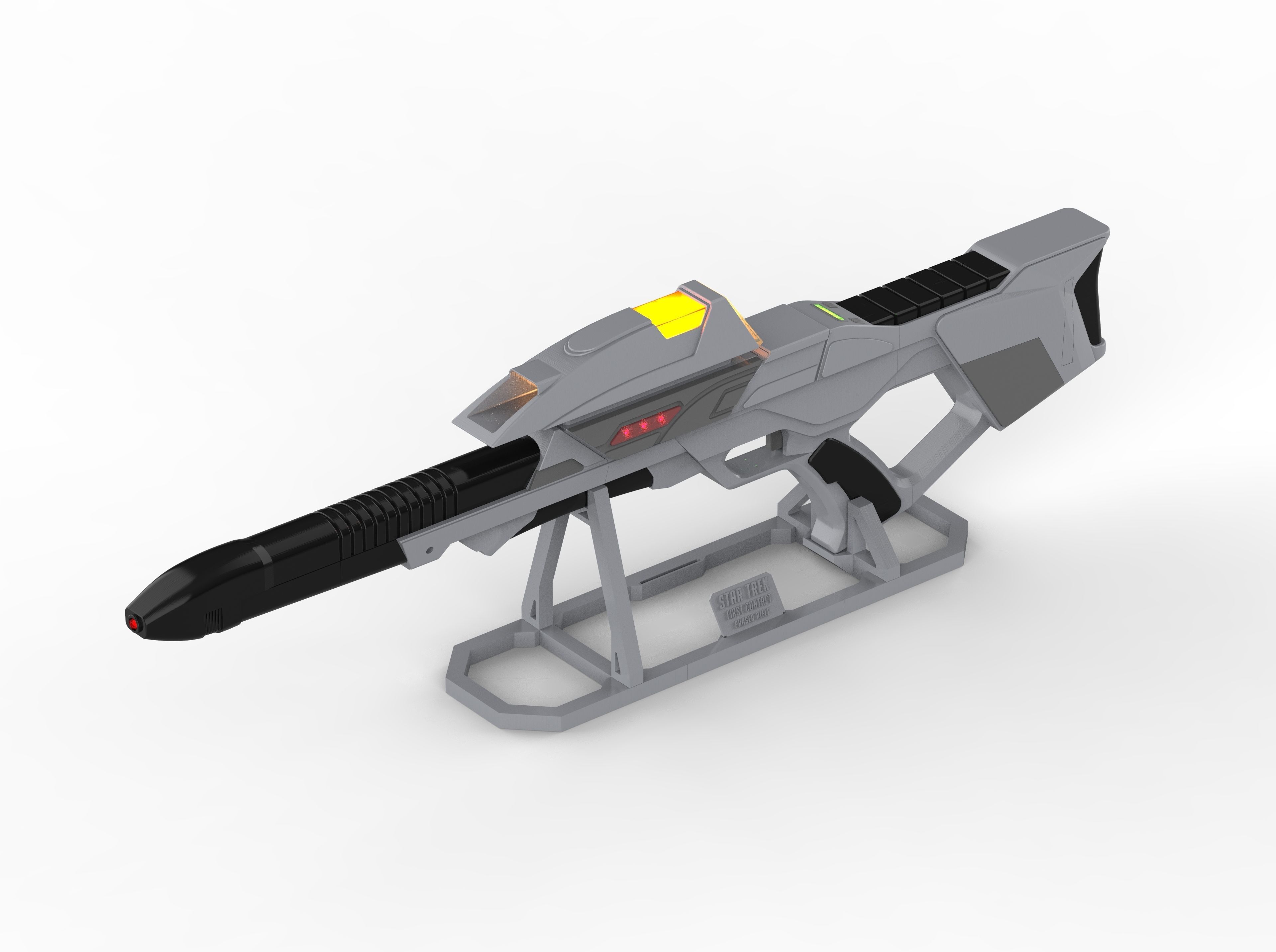 Type 3B Phaser - Star Trek - Printable 3d model - STL files 3D print model_10