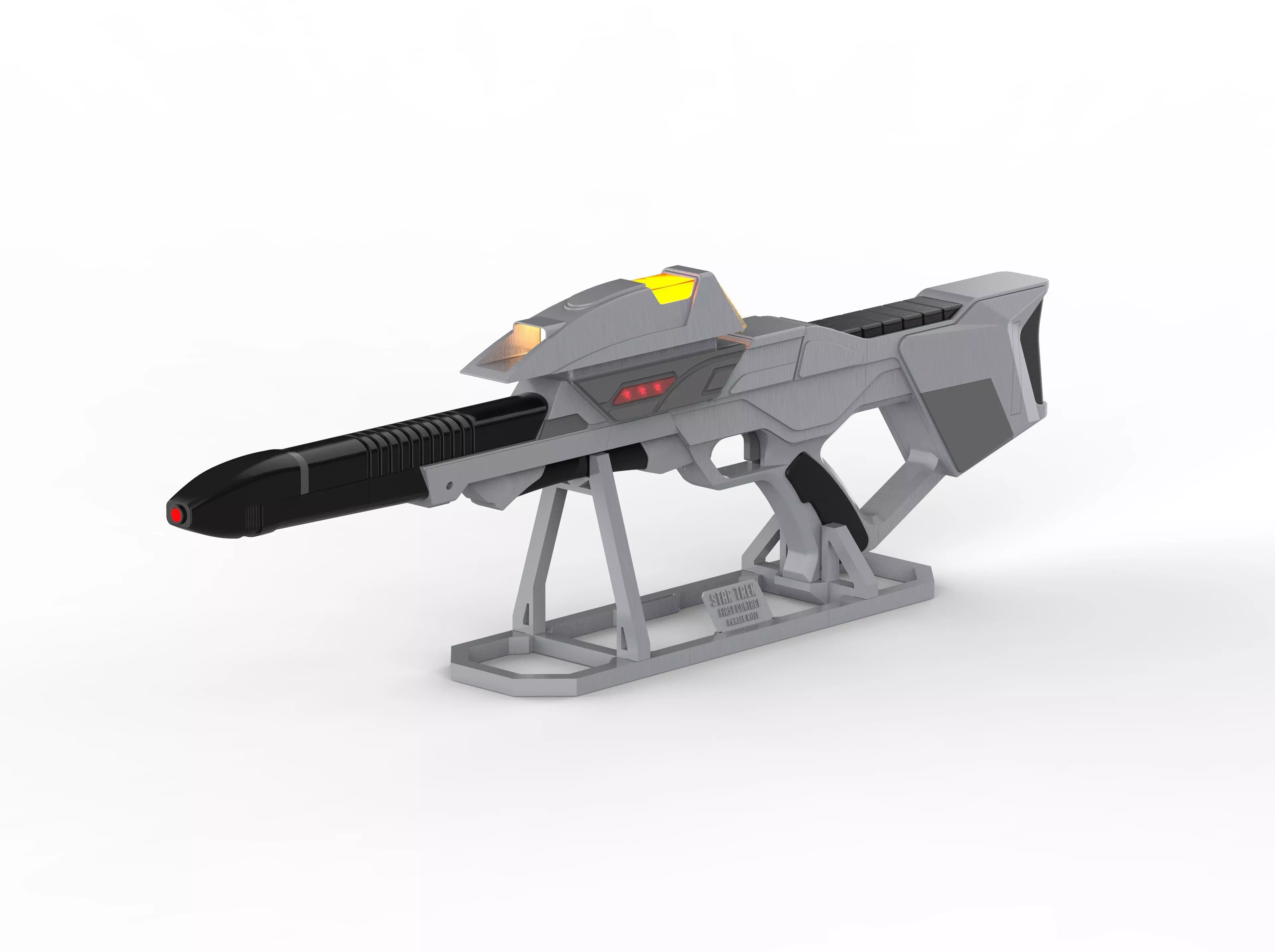Type 3B Phaser - Star Trek - Printable 3d model - STL files 3D print model_0