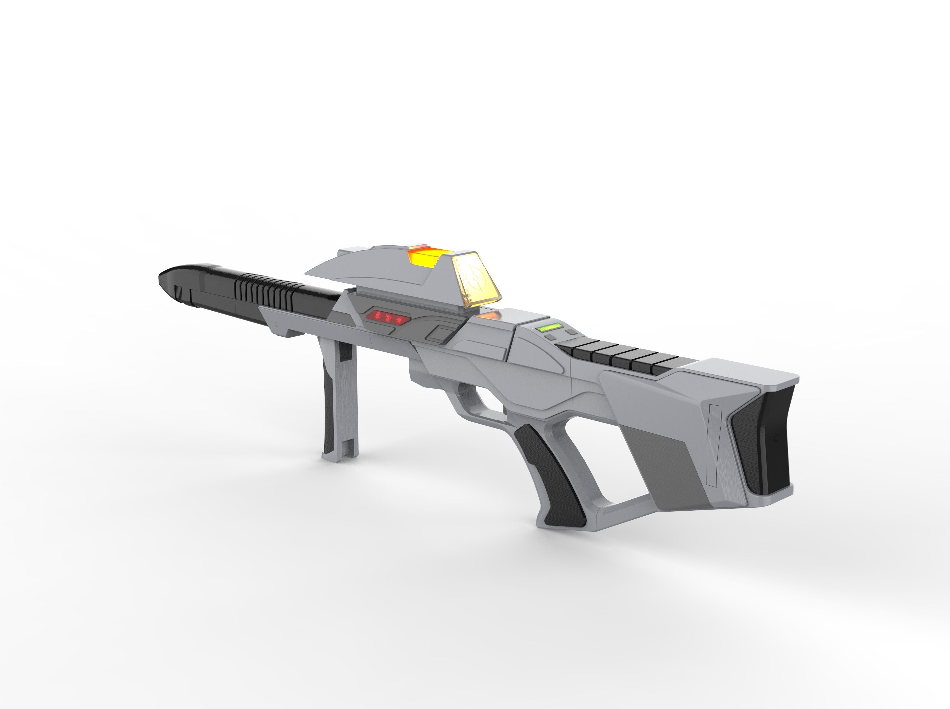 Type 3B Phaser - Star Trek - Printable 3d model - STL files 3D print model_9
