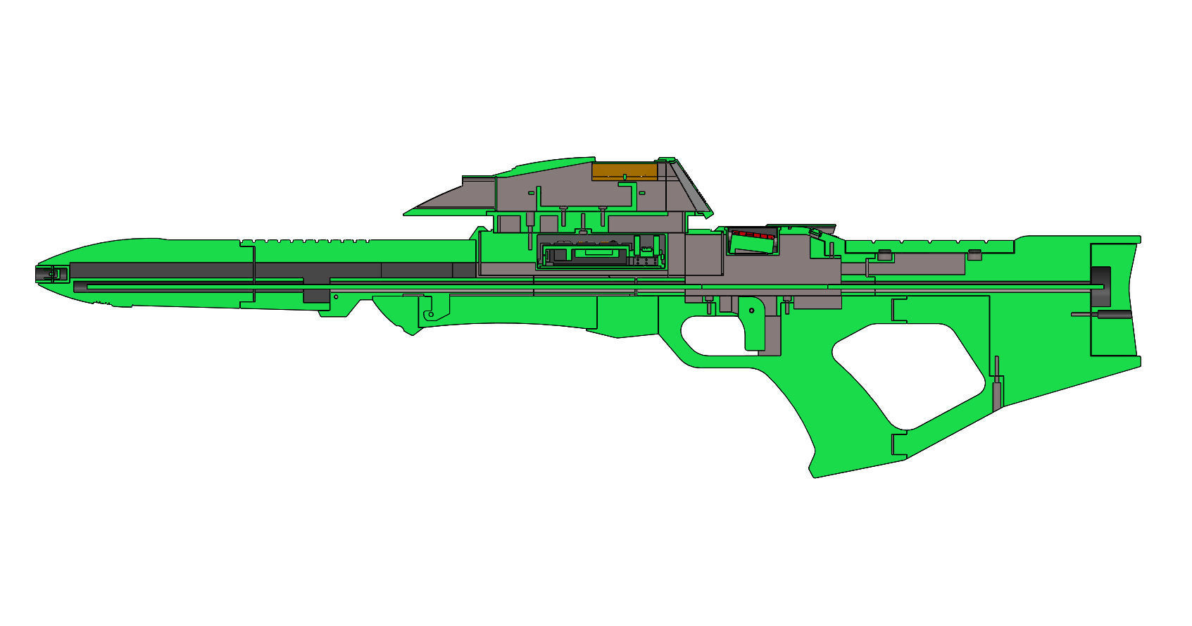 Type 3B Phaser - Star Trek - Printable 3d model - STL files 3D print model_32