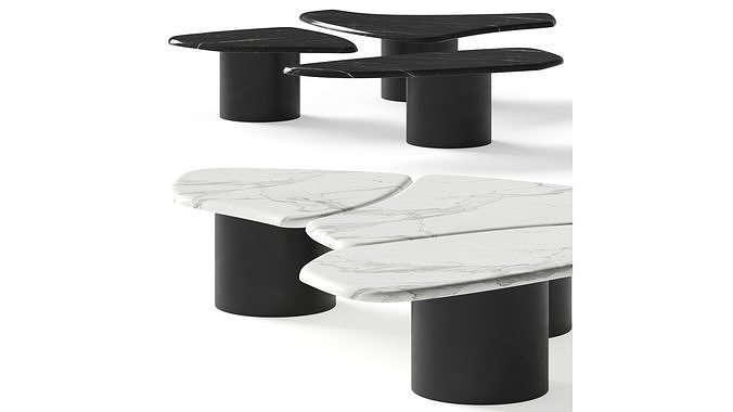 Okha Tectra Coffee Tables 3D model