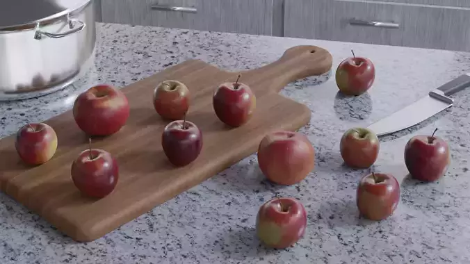 Photoscanned Apple   AppleRedYellow Vol 1