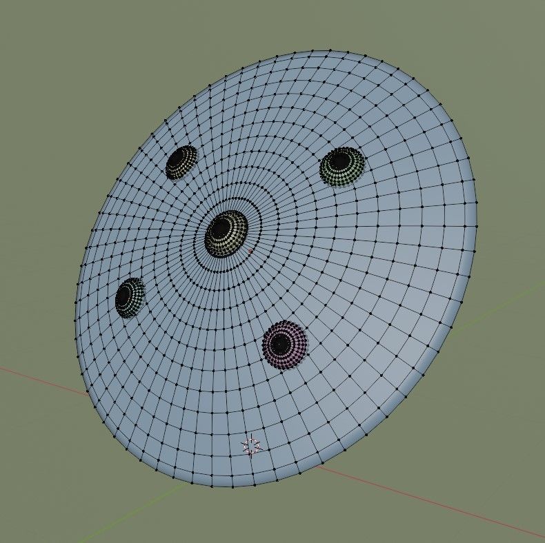 War Shield 3D model_1