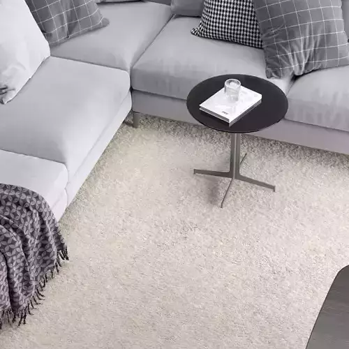 Felt Wool Fluffy and Soft Rug CARNEGIE by Serge Lesage