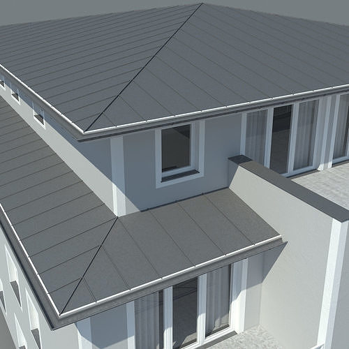 Condo Apartment Building 3D model 5