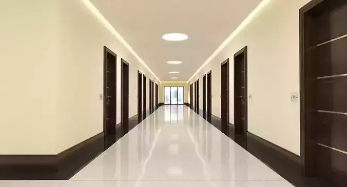 Generic Hotel Hallway 1
