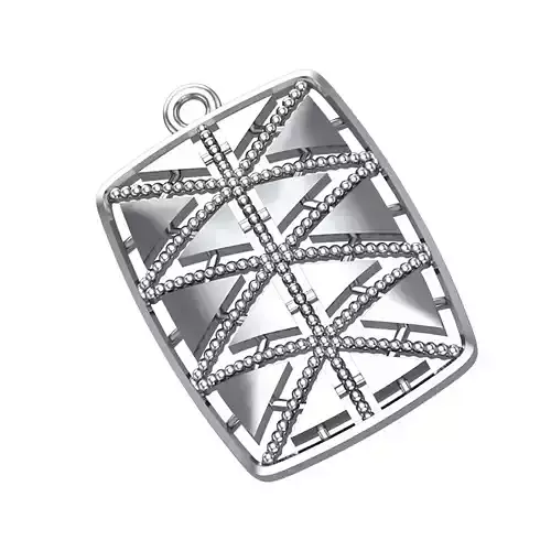 pendant geometry triangles 3D print model