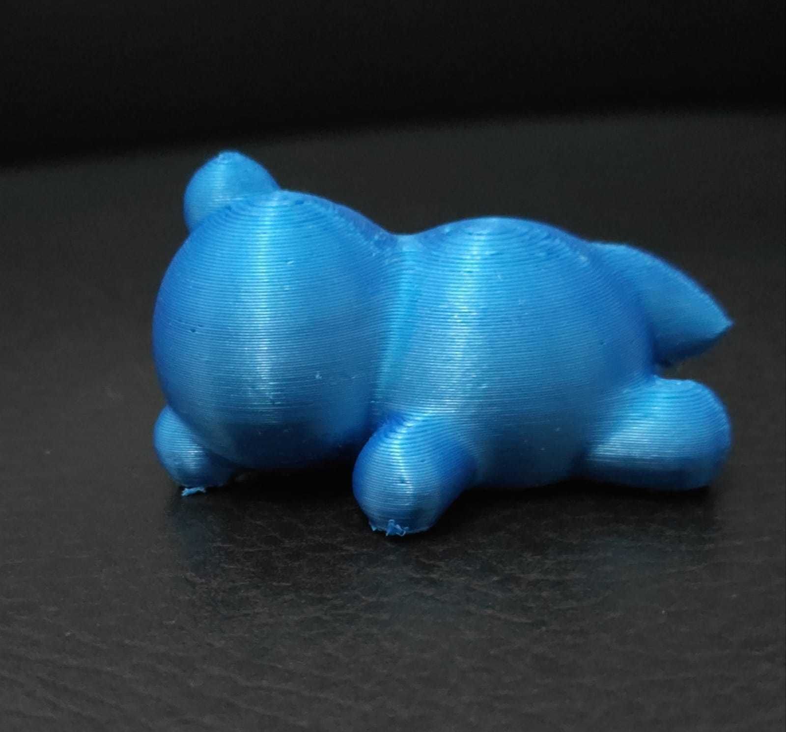 Sleeping Otter 3D print model_8
