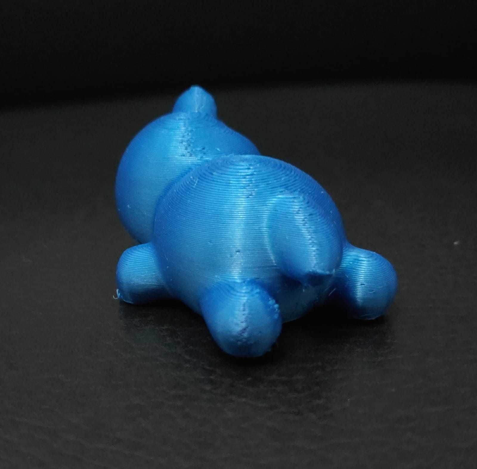 Sleeping Otter 3D print model_7