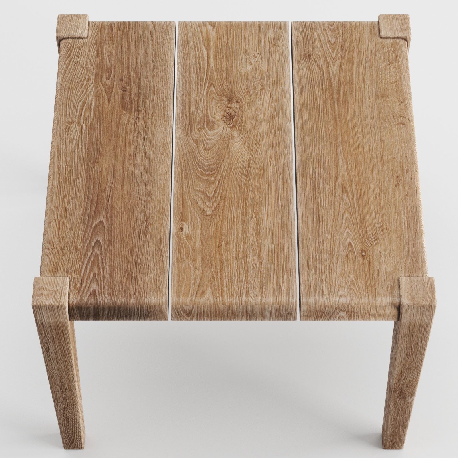 Square coffee table large by GOMMAIRE Free 3D model_2