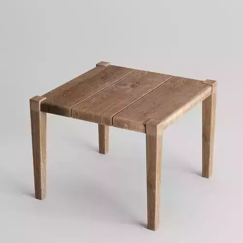 Square coffee table large by GOMMAIRE