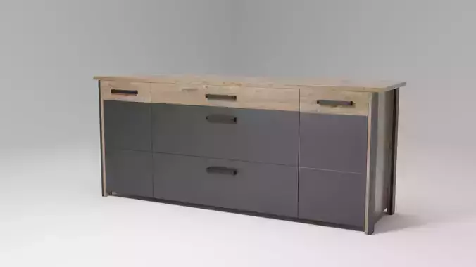 sideboard with drawers wood
