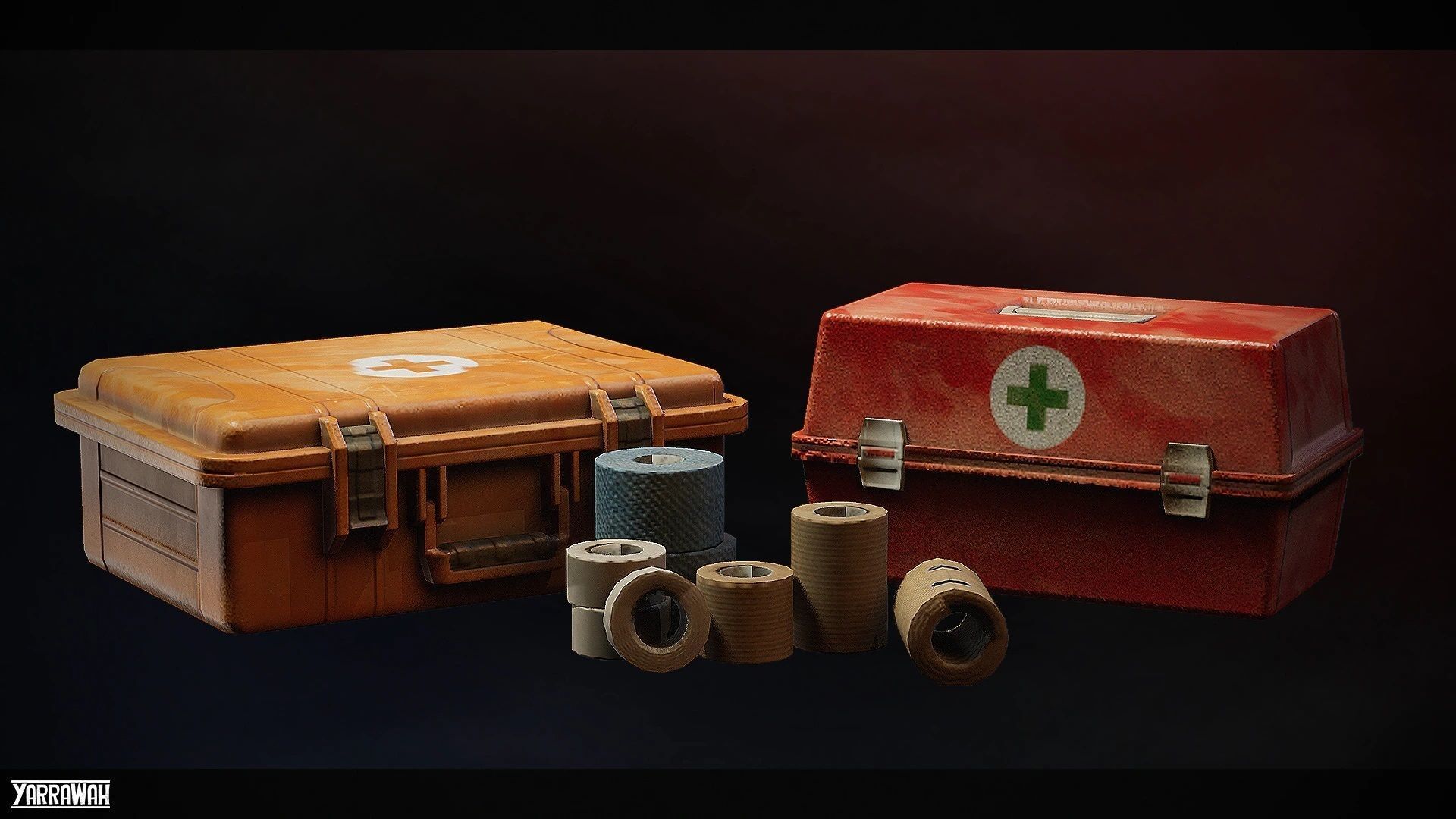 Emergency Vehicles - Interactable UE4 UE5 Low-poly 3D model_7