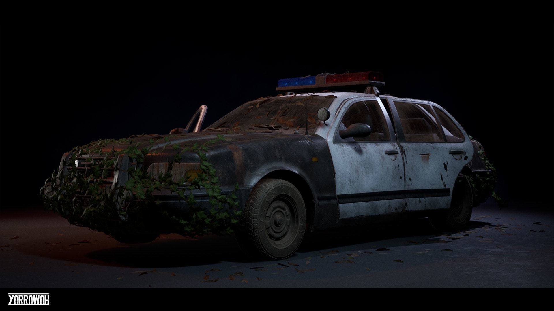 Emergency Vehicles - Interactable UE4 UE5 Low-poly 3D model_17