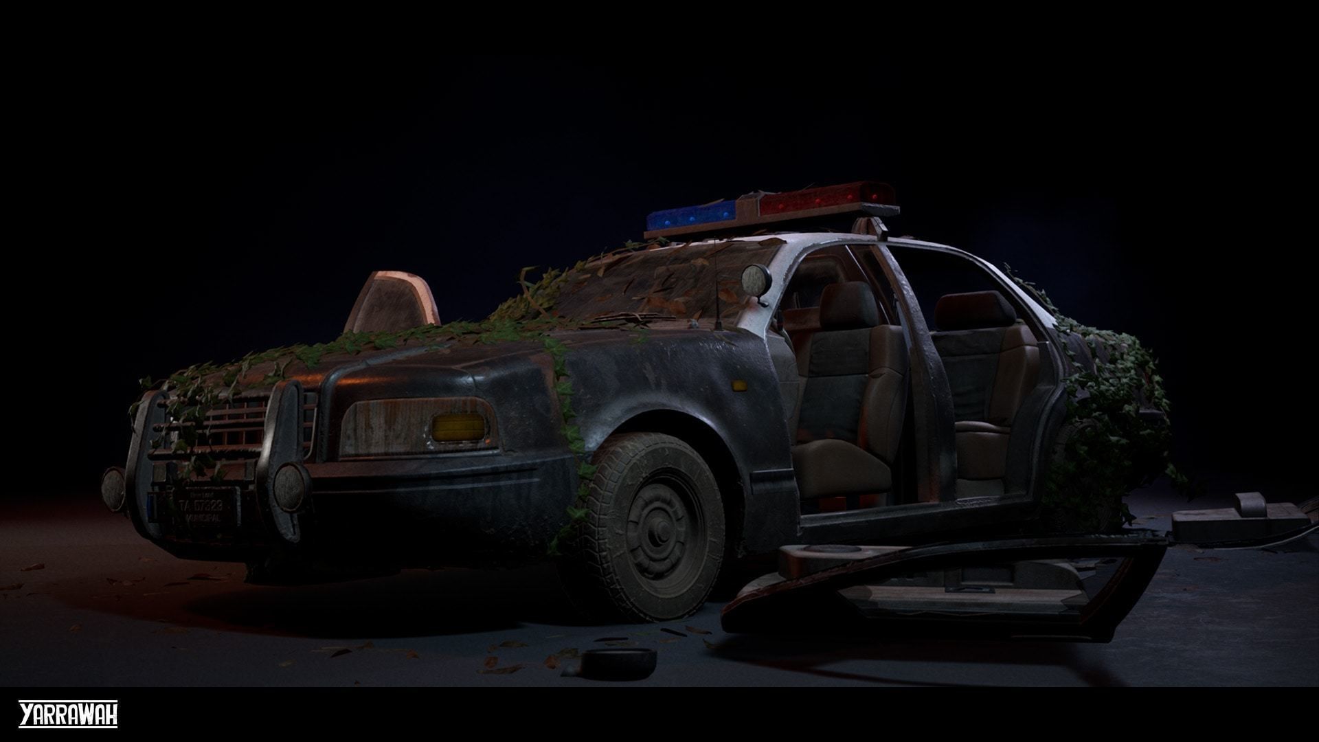 Emergency Vehicles - Interactable UE4 UE5 Low-poly 3D model_10