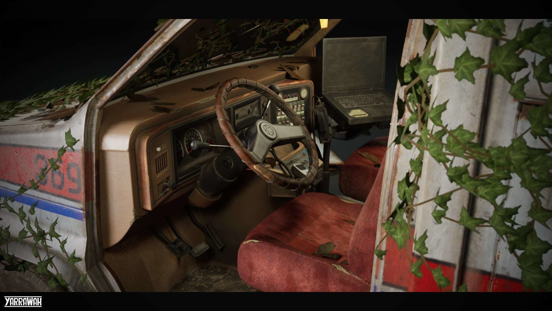 Emergency Vehicles - Interactable UE4 UE5 Low-poly 3D model_9