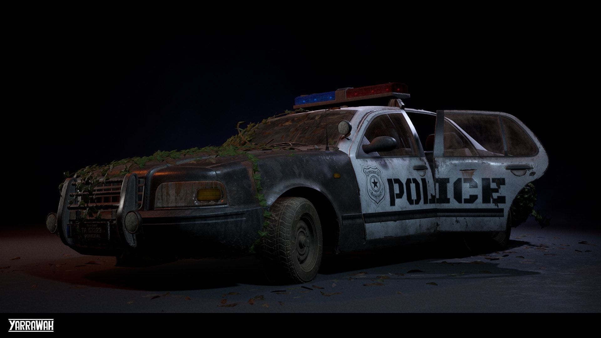 Emergency Vehicles - Interactable UE4 UE5 Low-poly 3D model_15