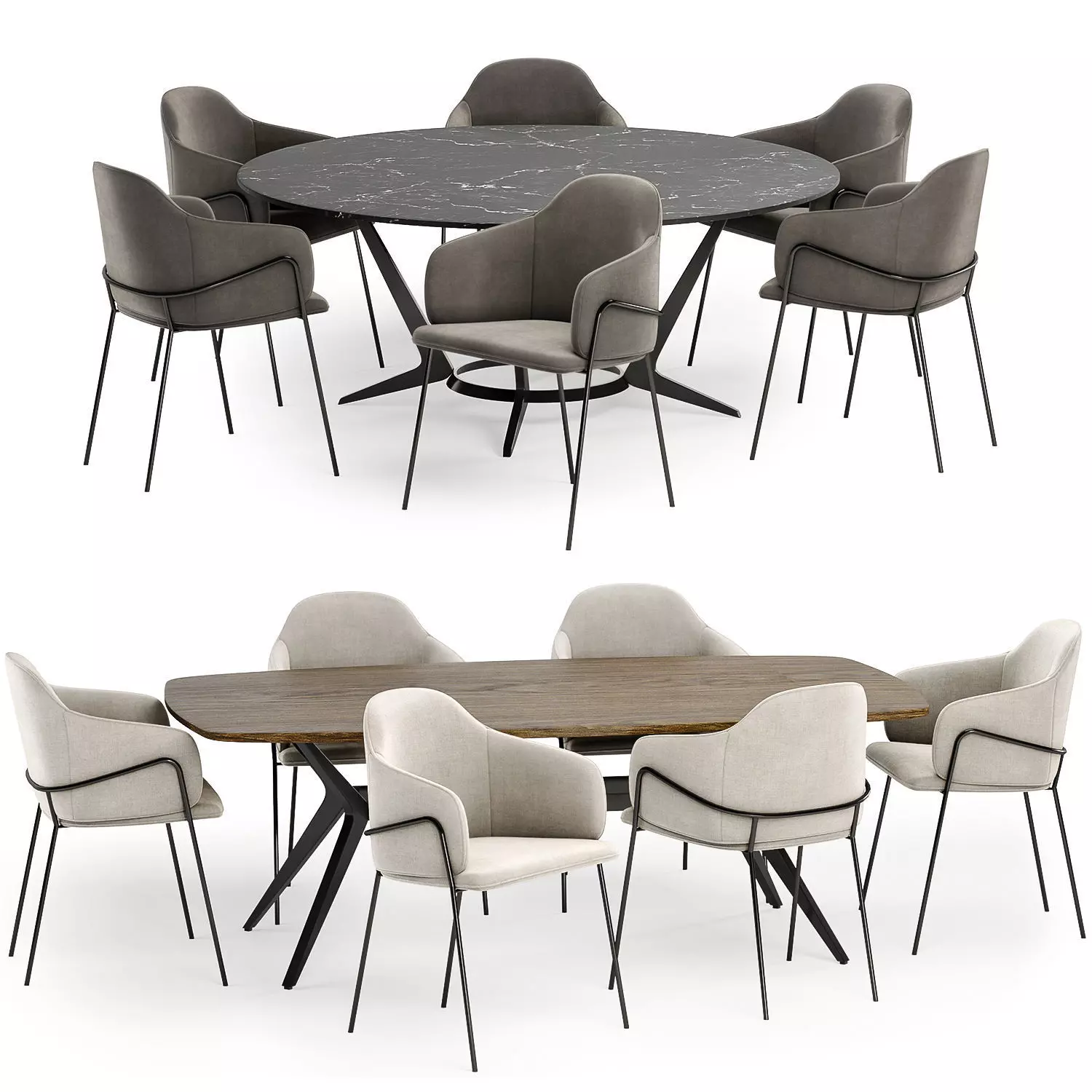 dinner set 01 3D model_0