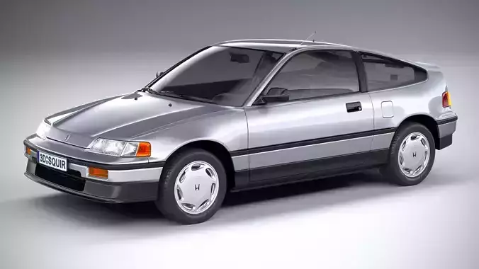 Acura Civic CRX II 1988 3D model