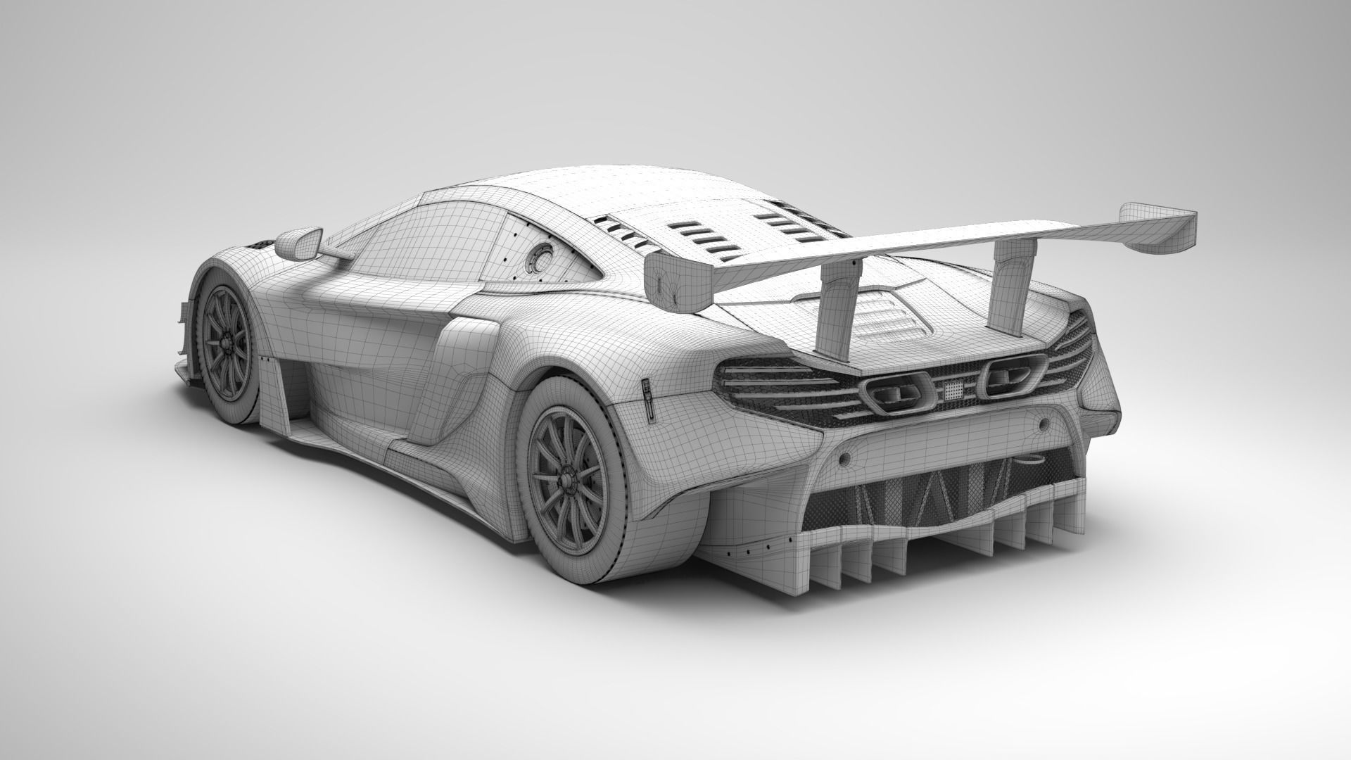 Mclaren 650s GT3 3D model_10
