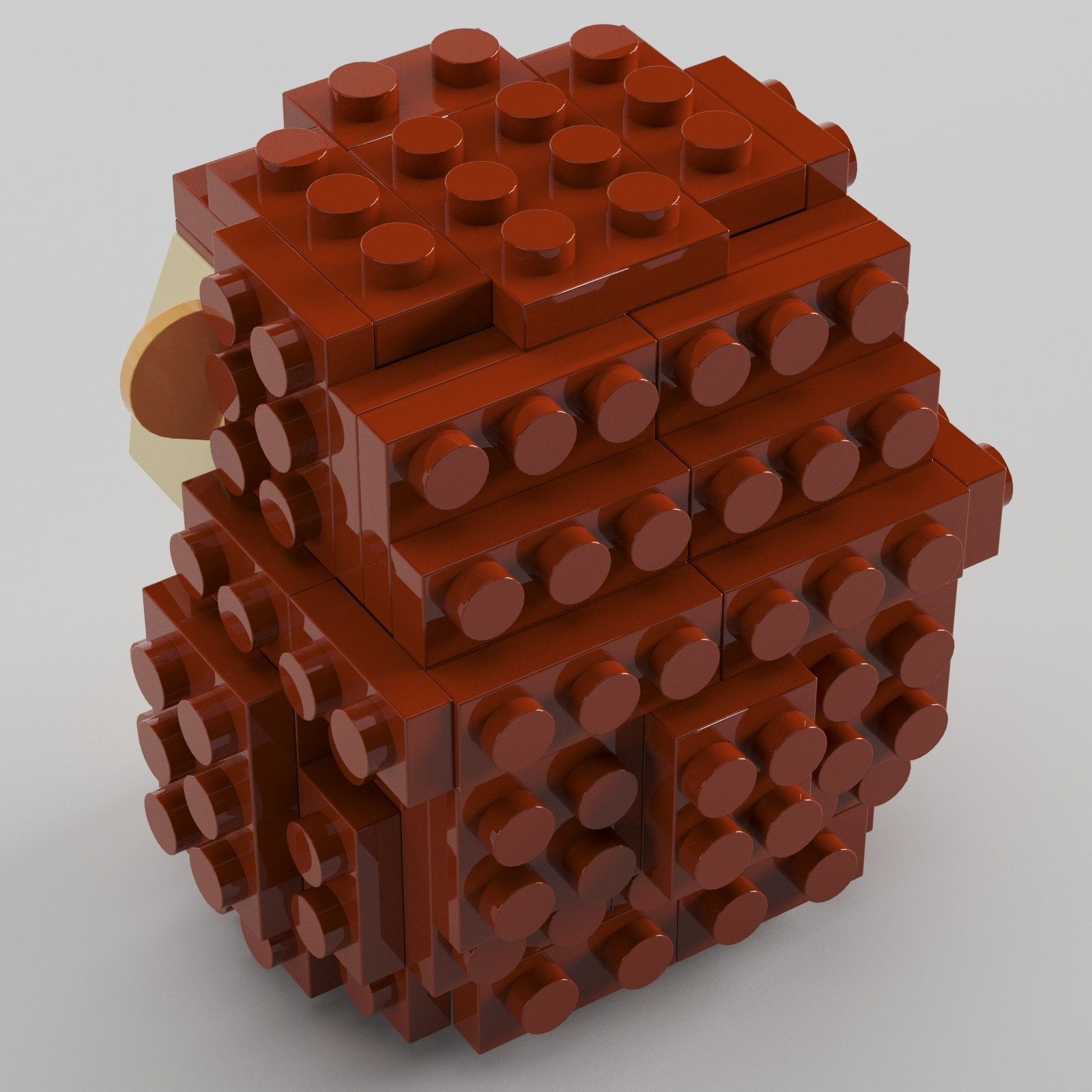 Lego Hedgehog toy by Legotruman 3D model_6